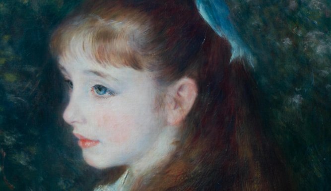 Renoir et la petite fille au ruban bleu