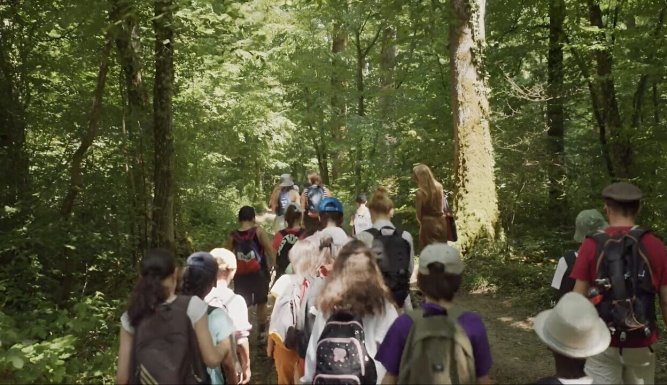 Et si on levait les yeux ? Une classe face aux écrans