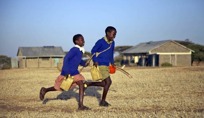 Sur le chemin de l'école